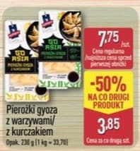 pierożki gyoza z warzywami/z kurczakiem