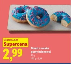 donut o smaku gumy balonowej