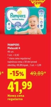 pieluszki active baby 4