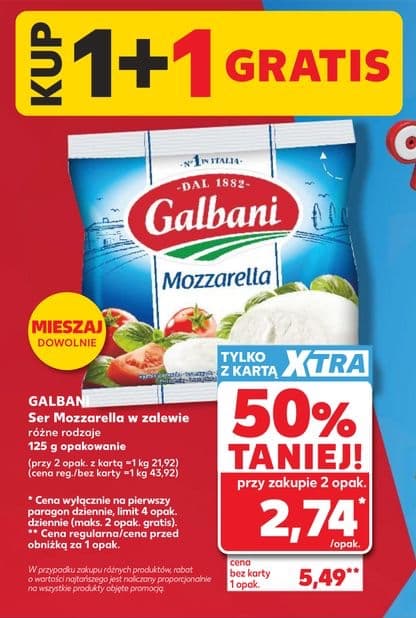 ser mozzarella w zalewie
