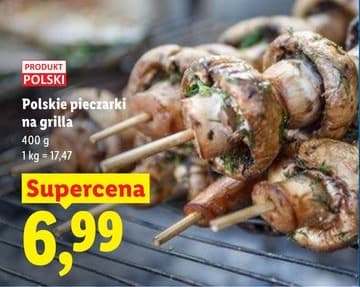 pieczarki do grilla