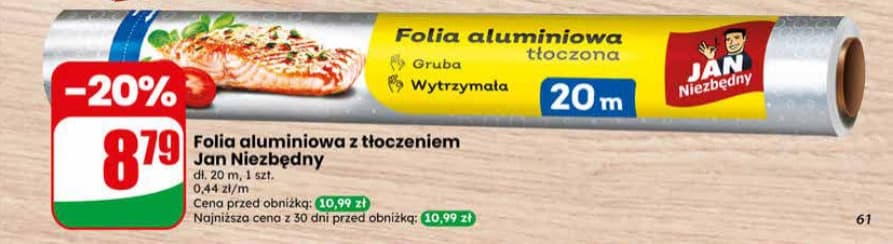 folia aluminiowa z tłoczeniem