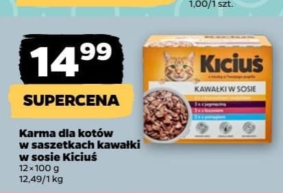 karma dla kotów w saszetkach kawałki w sosie