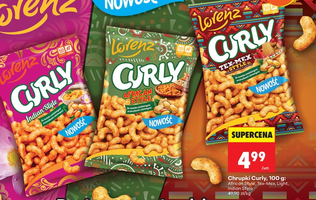 chrupki Curly