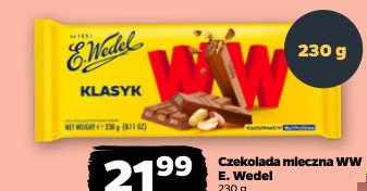 czekolada mleczna WW