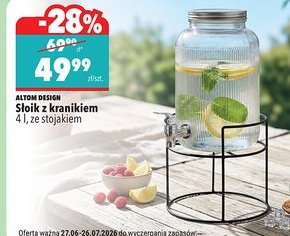 słoik z kranikiem