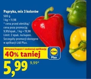 papryka mix 3 kolorów