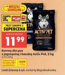 karma dla psa z jagnięciną i kaczką