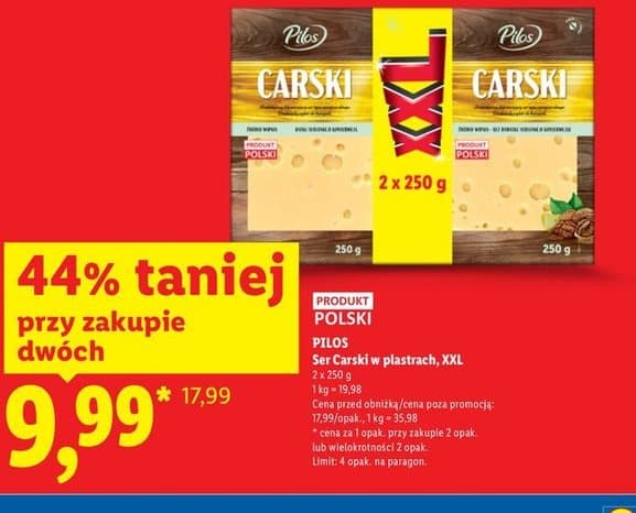 ser Carski w plastrach, XXL