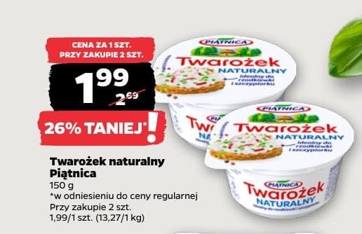 twarożek naturalny
