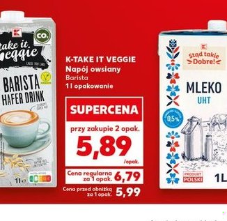 napój owsiany barista