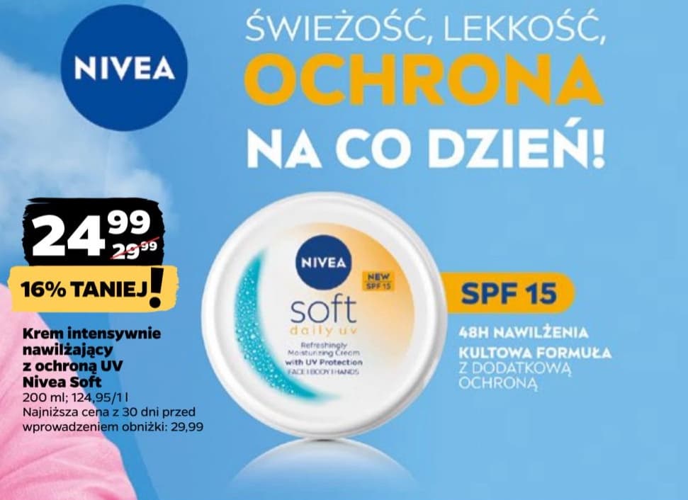 krem intensywnie nawilżający z ochroną UV