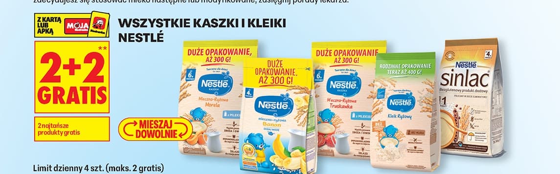 wszystkie kaszki i kleiki