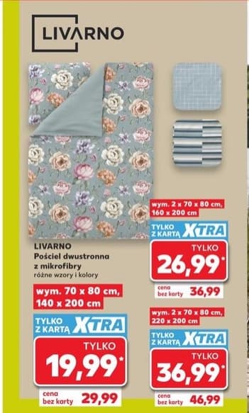 pościel dwustronna z mikrofibry