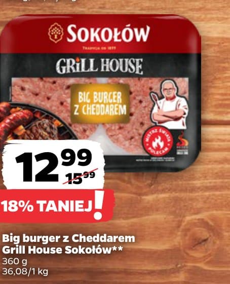 big burger z cheddarem