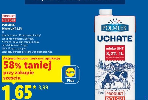 mleko UHT 3,2%