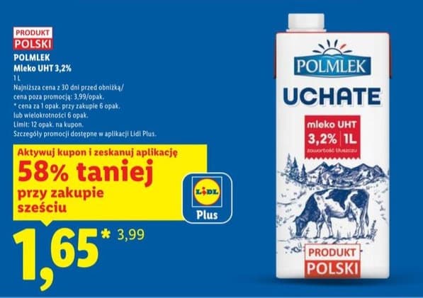 mleko UHT 3,2%