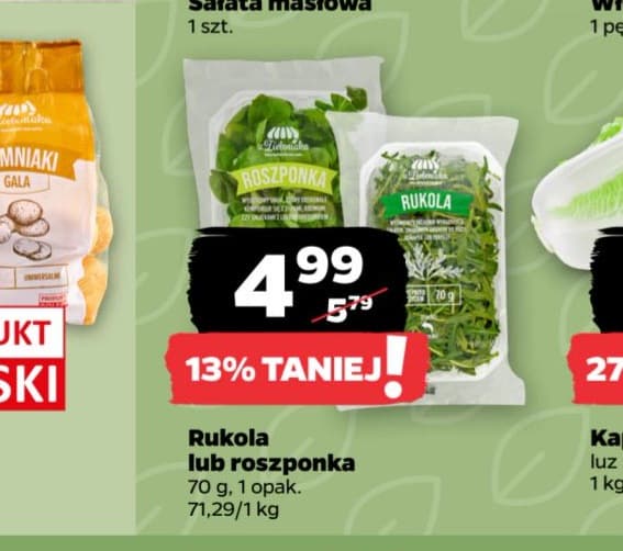 rukola lub roszponka