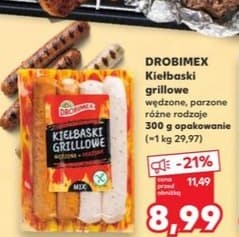 kiełbaski grillowe wędzone parzone