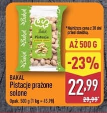 pistacje prażone solone