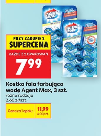 kostka fala farbująca wodę