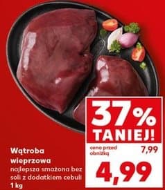 wątroba wieprzowa najlepsza smażona bez soli z dodatkiem cebuli