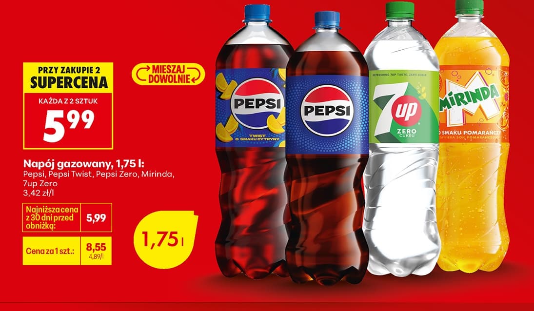 napój gazowany cytrusowy