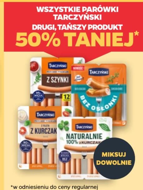wszystkie parówki