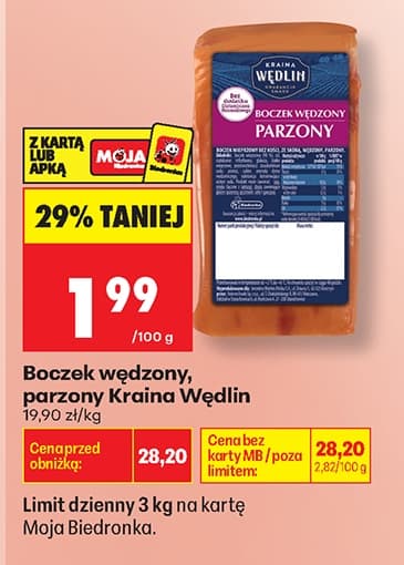 boczek wędzony, parzony