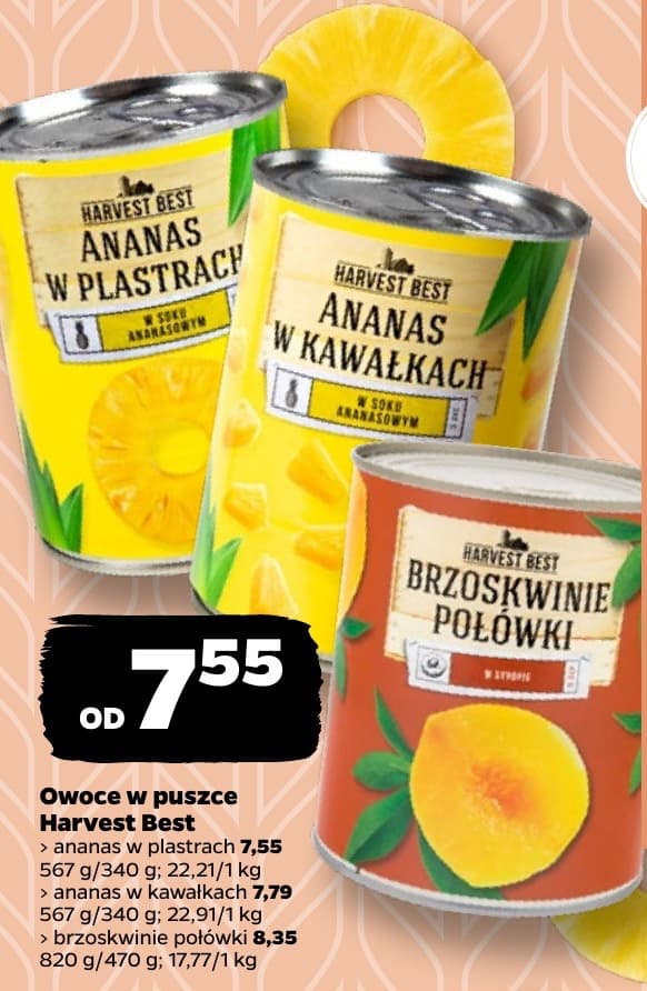 ananas w plastrach