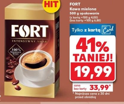 kawa mielona intensywny smak