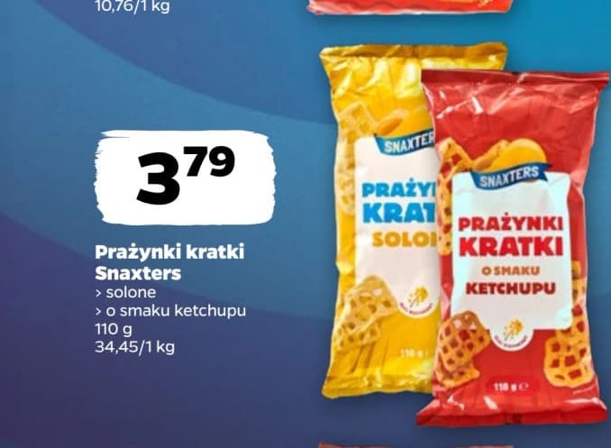 prażynki kratki solone