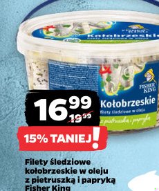 filety śledziowe kołobrzeskie w oleju z pietruszką i papryką