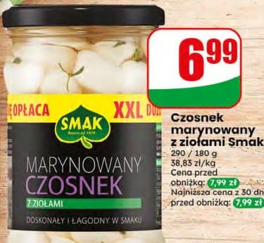czosnek marynowany z ziołami
