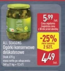 ogórki konserwowe delikatesowe
