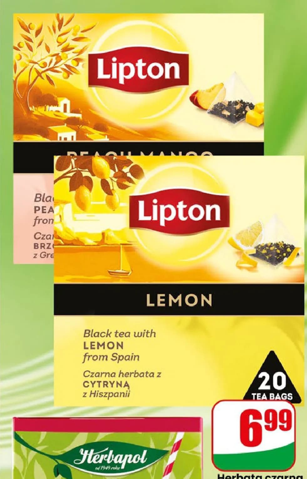 herbata czarna aromatyzowana lemon