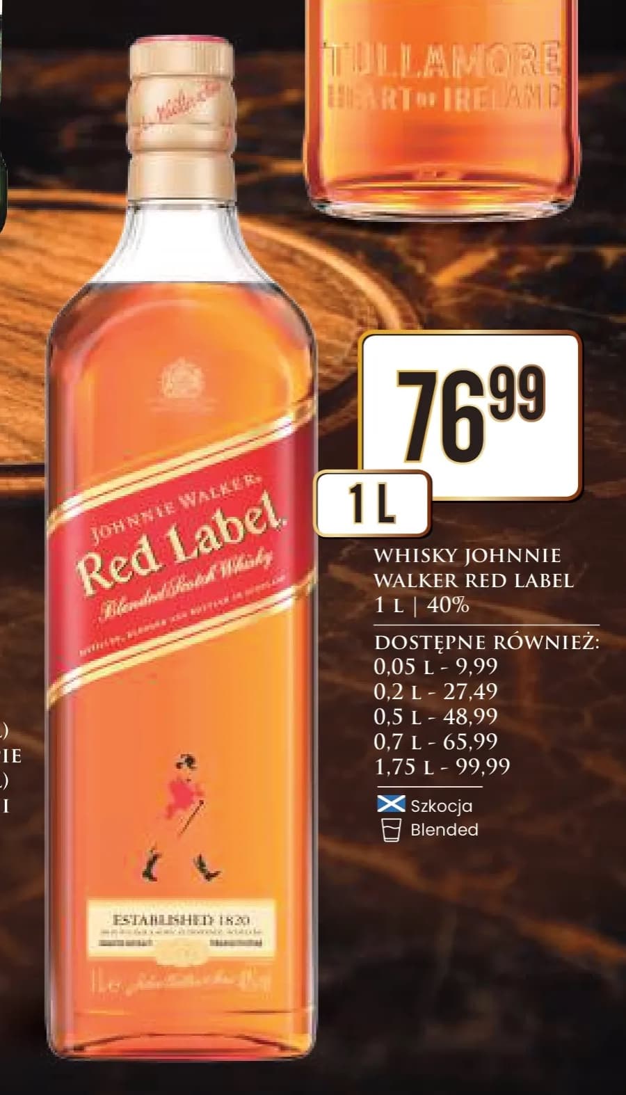 Johnnie Walker Red Label whisky szkocka 1l