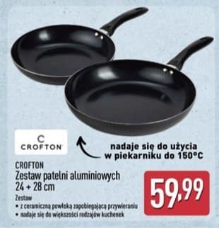 zestaw patelni aluminiowych