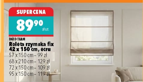 roleta rzymska fix ecru