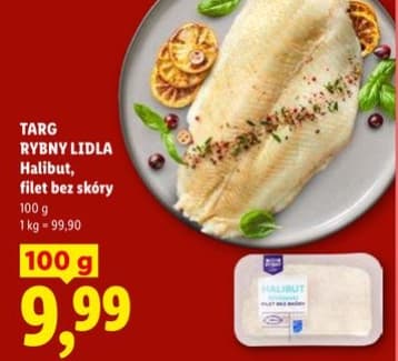 halibut filet bez skóry