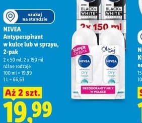 antyperspirant w kulce lub w sprayu
