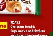 croissant Double Supermax z nadzieniem waniliowo-truskawkowym