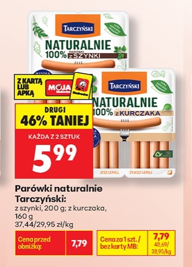 Parówki naturalne