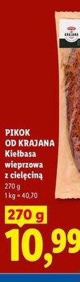 kiełbasa wieprzowa z cielęciną