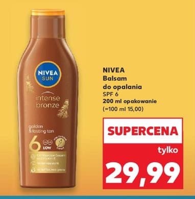 balsam do opalania SPF 6