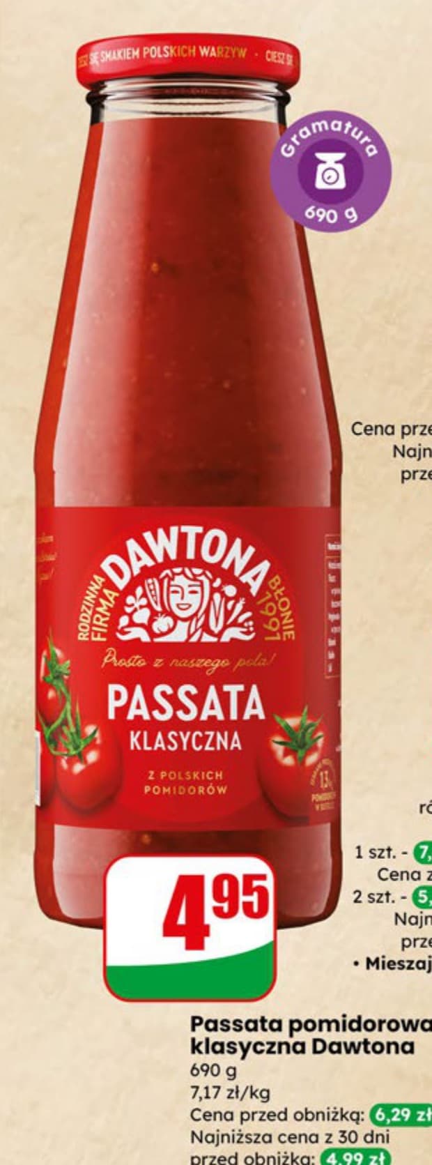 passata pomidorowa klasyczna
