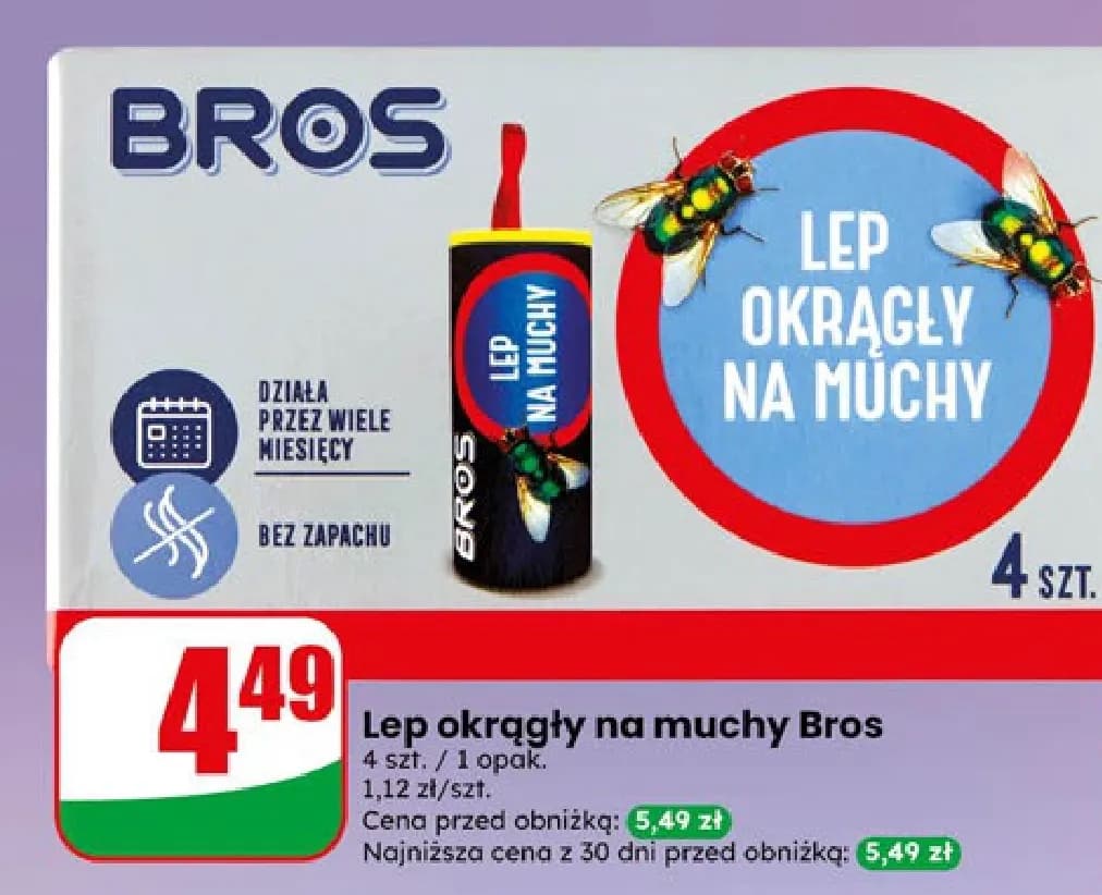 lep okrągły na muchy