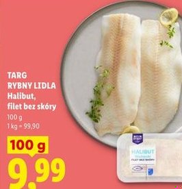 filet z halibuta bez skóry