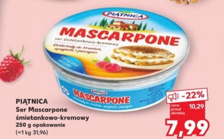 mascarpone ser śmietankowo-kremowy