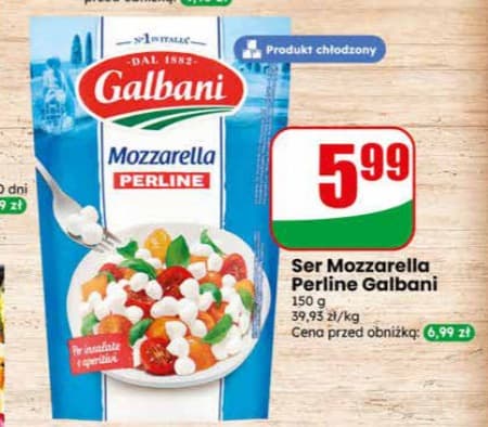 ser mozzarella perline